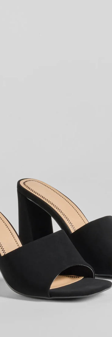 SO OPEN TOE BASIC BLOCK HEEL (074011581001)