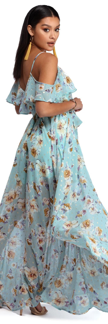 Lola Ruffle Chiffon Dress