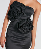 Sophia Formal Rose Applique Mini Dress (TEST)
