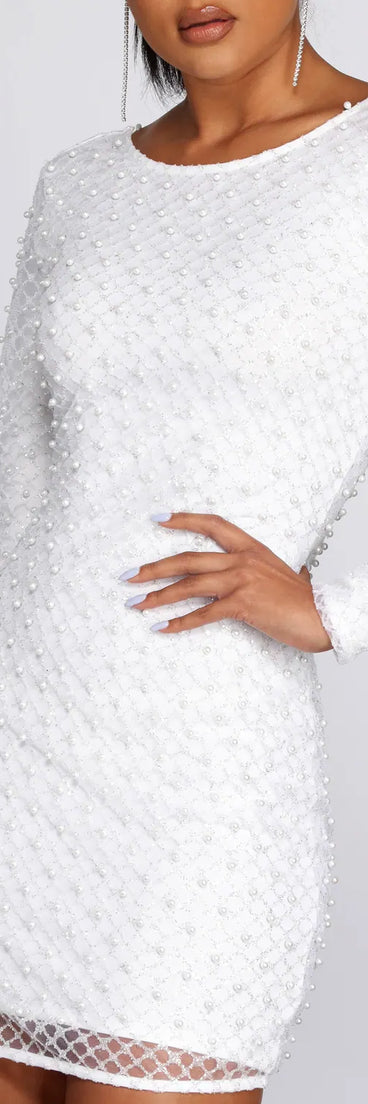 Nadine Glitz And Pearls Dress (Aftership)