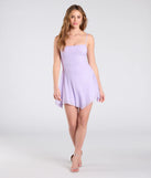 Sparkling Perfection Rhinestone A-Line Mini Dress (TEST)