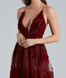 Morgan Formal Flocked Velvet Dress (DEV)