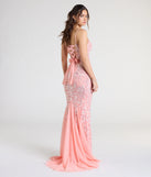 Claire Lace-Up Sequin Mermaid Dress(Dev)