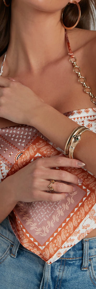 Fierce Snake Coil Wrap Bracelet (TEST-DoNotEdit)