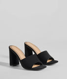 SO OPEN TOE BASIC BLOCK HEEL (074011581001)