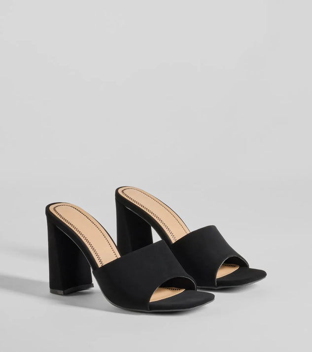SO OPEN TOE BASIC BLOCK HEEL (074011581001)
