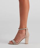 Sparkle Stunner Rhinestone Block Heels (TEST-DoNotEdit)