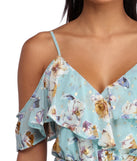 Lola Ruffle Chiffon Dress