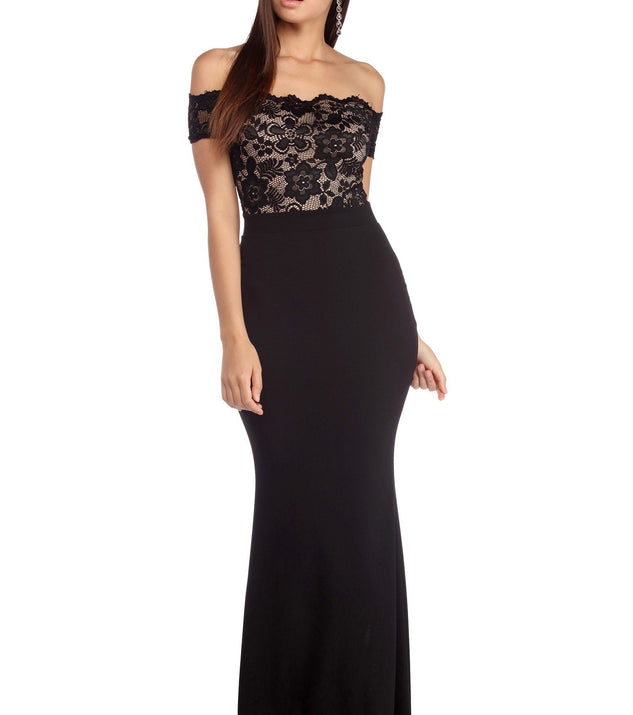 Lola Off The Shoulder Lace Dress