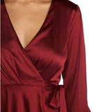 Lola Satin High Low Dress