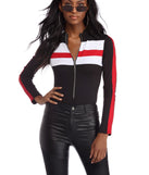 End2End SKU - Moto Zip Up Bodysuit