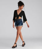 Tied Up® Kimono Sleeve Top®
