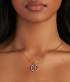 C: LIBRA ZODIAC SYMBOL NECKLACE (070021177072)