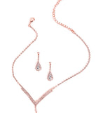 Teardrop Rhinestone Set