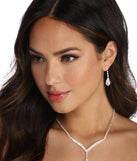Teardrop Rhinestone Set