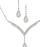 Teardrop Rhinestone Set
