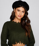 SOLID WOOL BERET (073020394001)