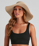 STRAW FLOPPY W /BLK BAND (073020498014)