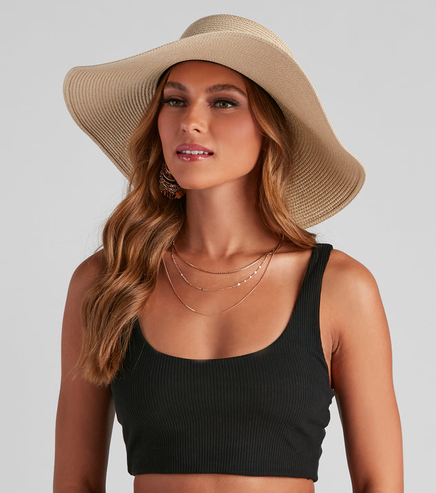 STRAW FLOPPY W /BLK BAND (073020498014)