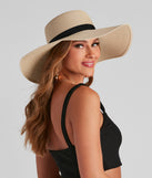 STRAW FLOPPY W /BLK BAND (073020498014)
