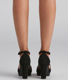 Simple And Stylish Strappy Platform Heels
